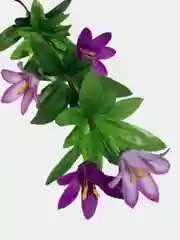 Искусственные цветы. Колокольчики (двухцветный букет). Высота: 35 см. D цветка: до 5 см