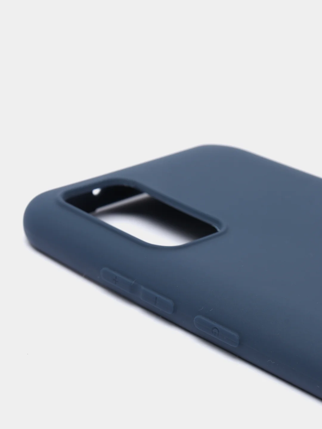 Темно-синий чехол Samsung Galaxy A02s силиконовый