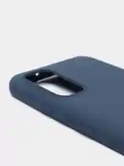 Темно-синий чехол Samsung Galaxy A02s силиконовый