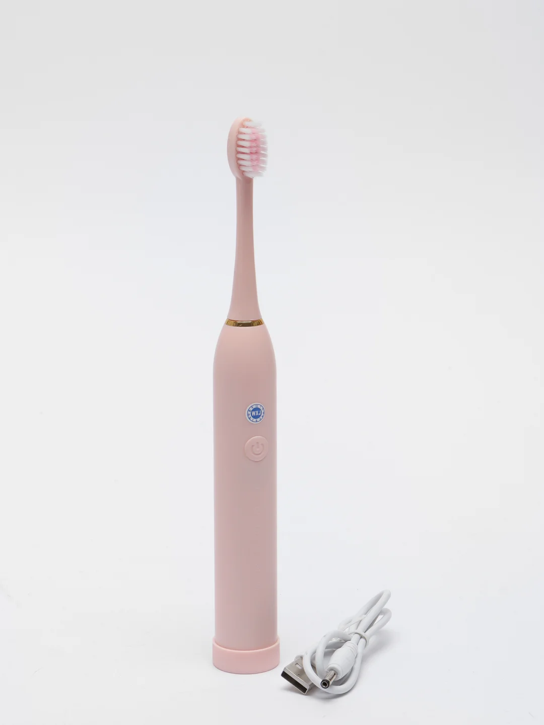 Розовый электрическая зубная щетка Sonic Toothbrush X-3, звуковая, 6 режимов