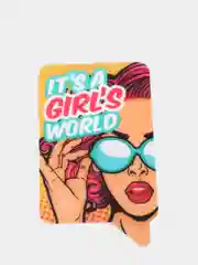 Наклейка для айкос, iqos, телефонов и ноутбуков "Its a girls world"