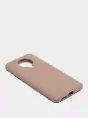 Коралловый меланж чехол Xiaomi Redmi K30 Pro / Poco F2 Pro с закрытым низом и бархатом внутри Silicone Cover