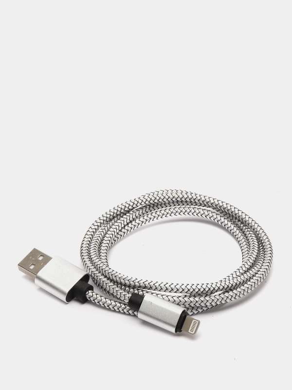 Кабель Lightning для iPhone в прочной плетенной оплетке