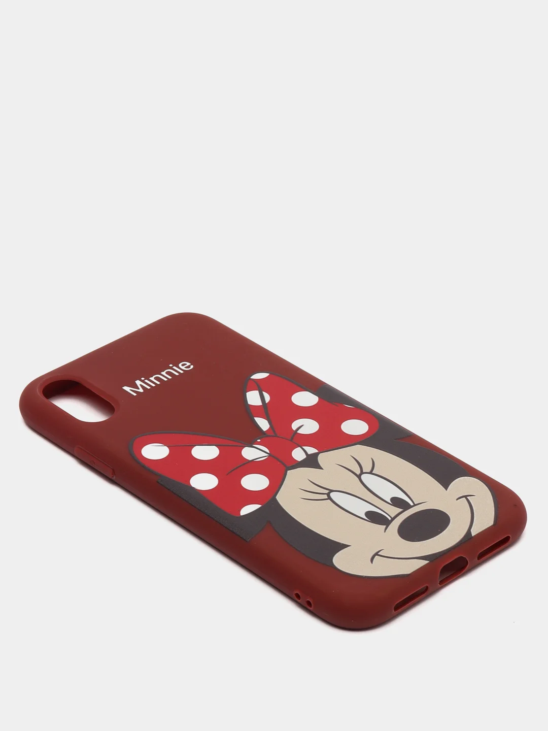 Багровый матовый чехол с Микки и Минни на айфон iPhone11,11Pro,11ProMax,XS,XSMax,XR, X,7/8Plus,7/8