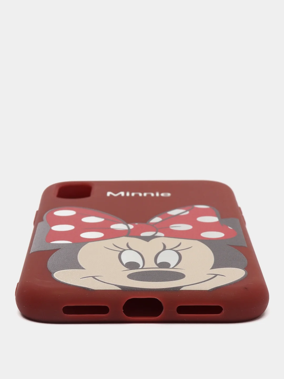 Багровый матовый чехол с Микки и Минни на айфон iPhone11,11Pro,11ProMax,XS,XSMax,XR, X,7/8Plus,7/8