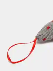 Аметистовый новогодняя игрушка-кулон для елки и дома