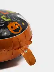 Золотой фольгированный Шар Круг, Тыква-страшилка