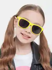 Желтый солнцезащитные детские очки