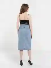 Черный коктейльный топ 1001DRESS