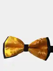 Желтый бабочка с жаккардовым узором