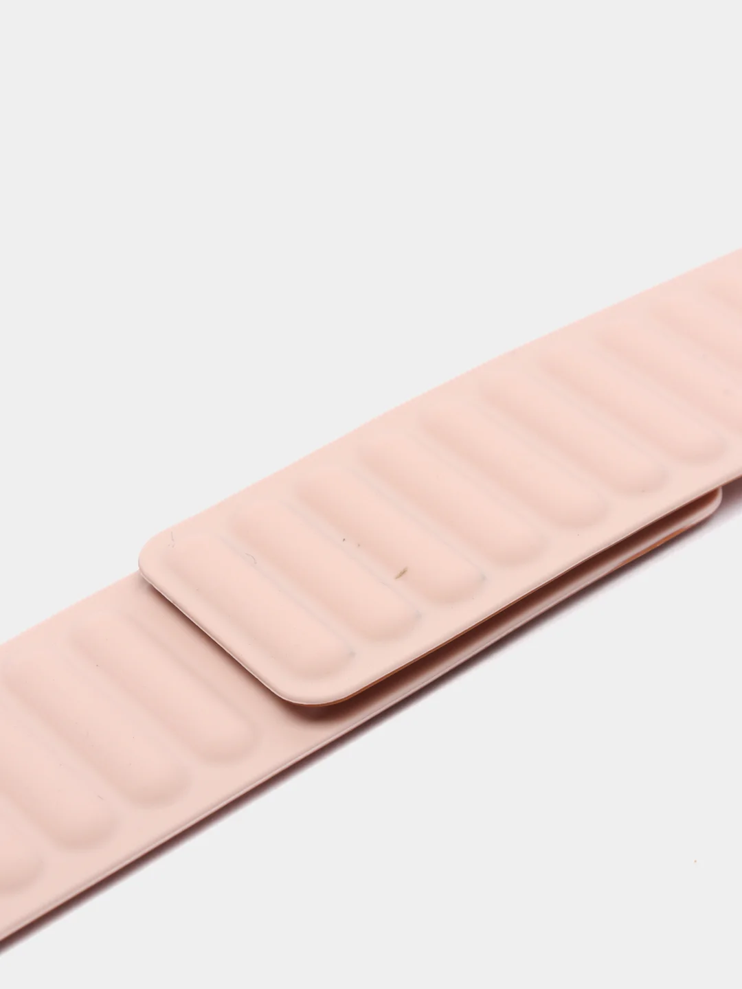 Пудровый силиконовый магнитный ремешок для Apple Watch 3, 4, 5, 6, 7, SE