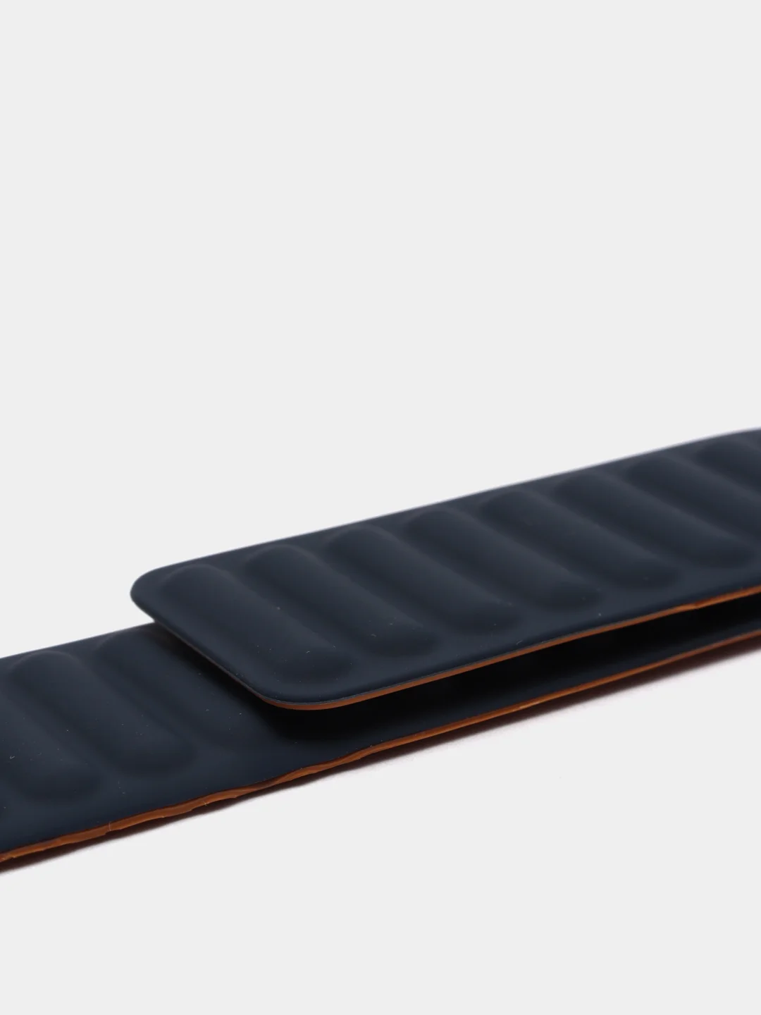 Темно-синий силиконовый магнитный ремешок для Apple Watch 3, 4, 5, 6, 7, SE