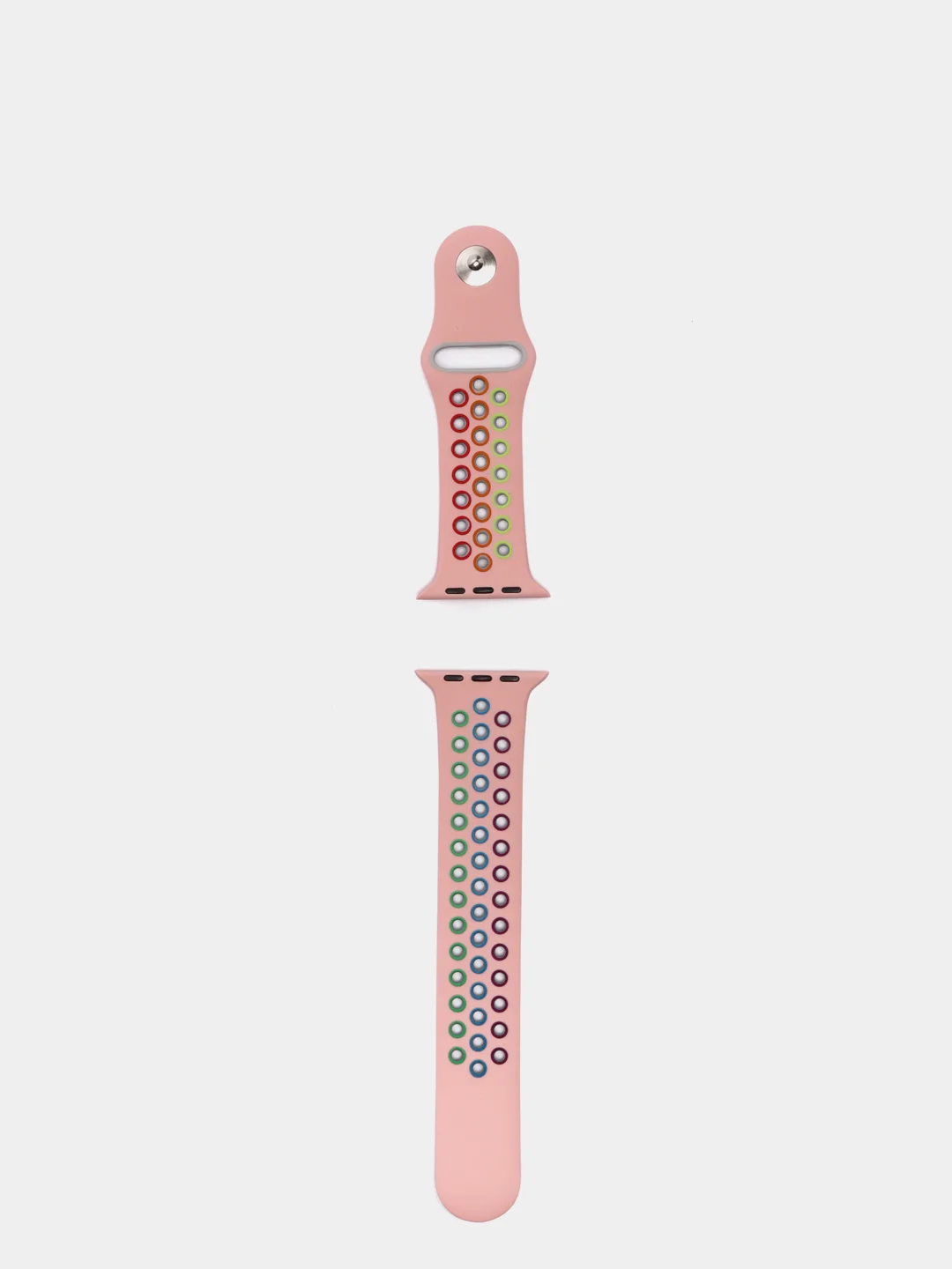 Конфетный спортивный силиконовый ремешок для Apple Watch SE, 7, 6, 5, 4, 3, 2, 1