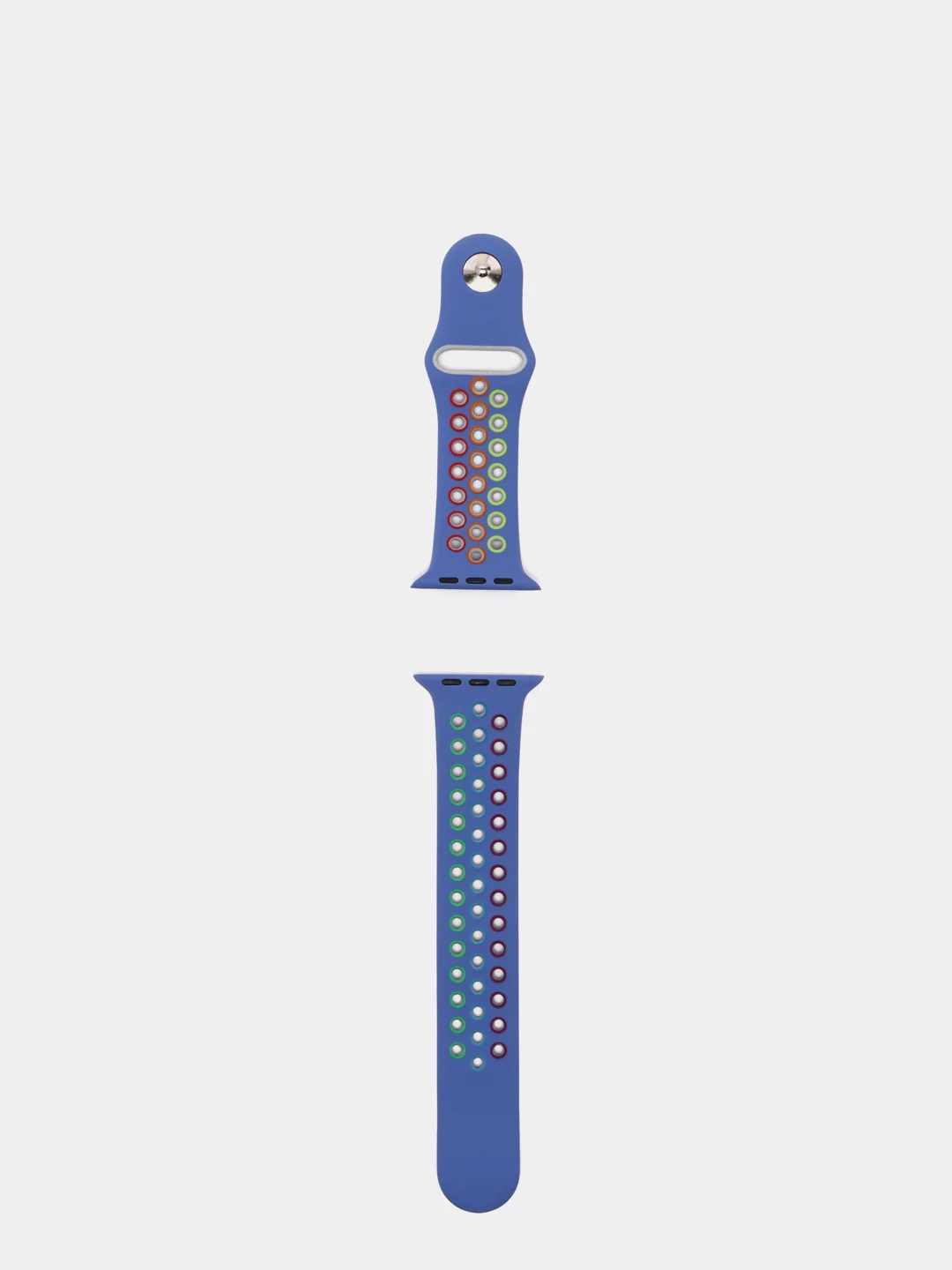 Аметистовый спортивный силиконовый ремешок для Apple Watch SE, 7, 6, 5, 4, 3, 2, 1