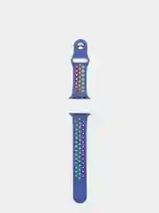 Аметистовый спортивный силиконовый ремешок для Apple Watch SE, 7, 6, 5, 4, 3, 2, 1