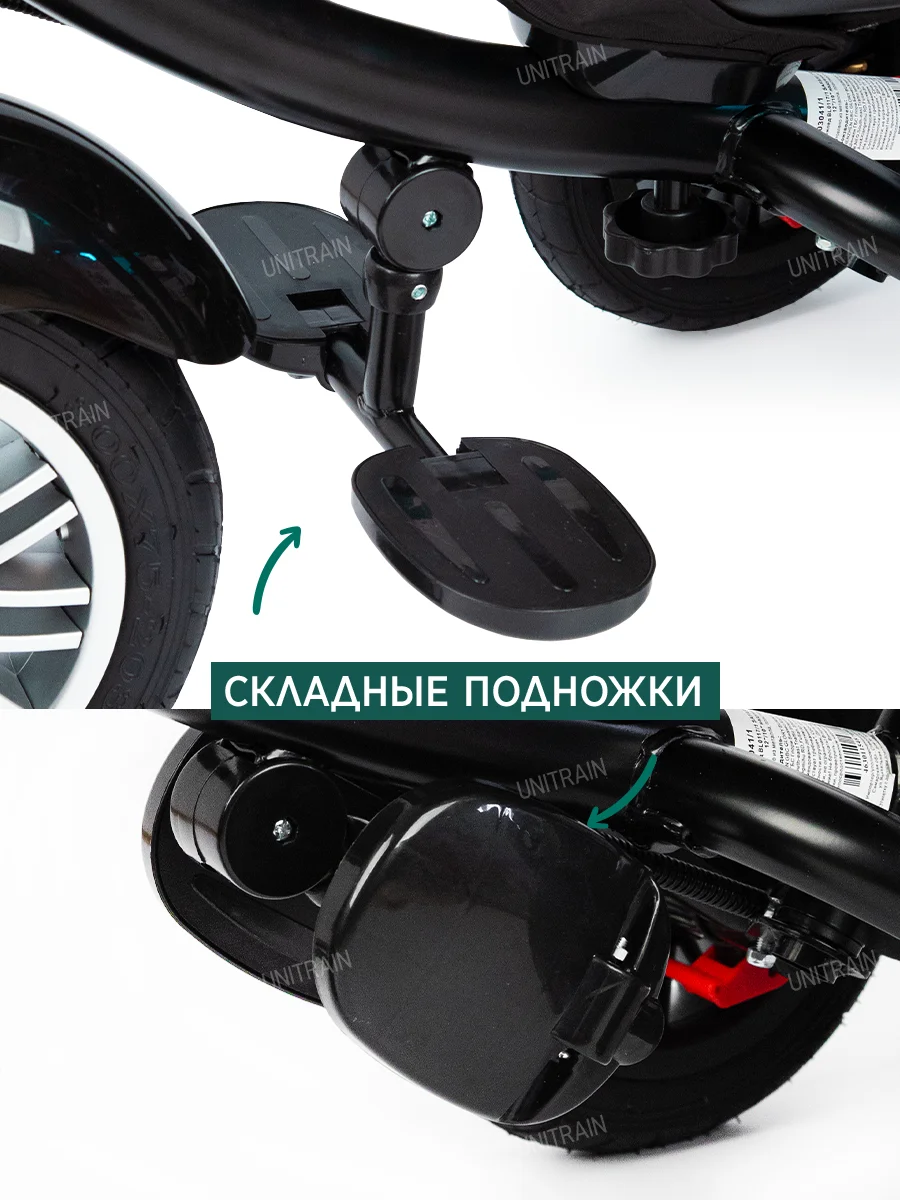 Велосипед детский трехколесный с родительской ручкой