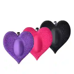 Фиолетовый вибратор "HEART"