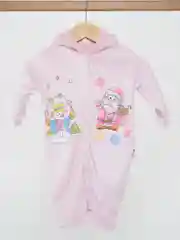 Конфетный комбинезон велюр на меховой подкладке