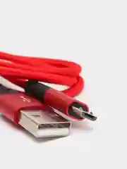 Красный usb кабель быстрый заряд 2.0 А borofone BX 20 micro, type c, Apple ligtning