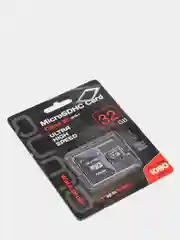 Карта памяти QUMO microSD, UHS-1, class 10, с адаптером, 5 видов