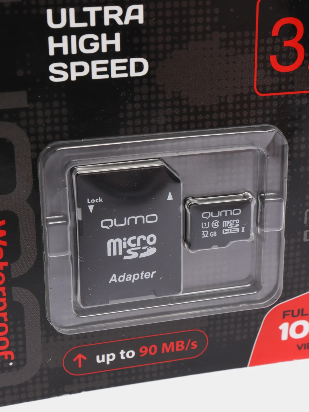 Карта памяти QUMO microSD, UHS-1, class 10, с адаптером, 5 видов