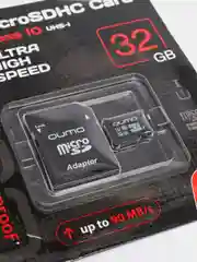 Карта памяти QUMO microSD, UHS-1, class 10, с адаптером, 5 видов