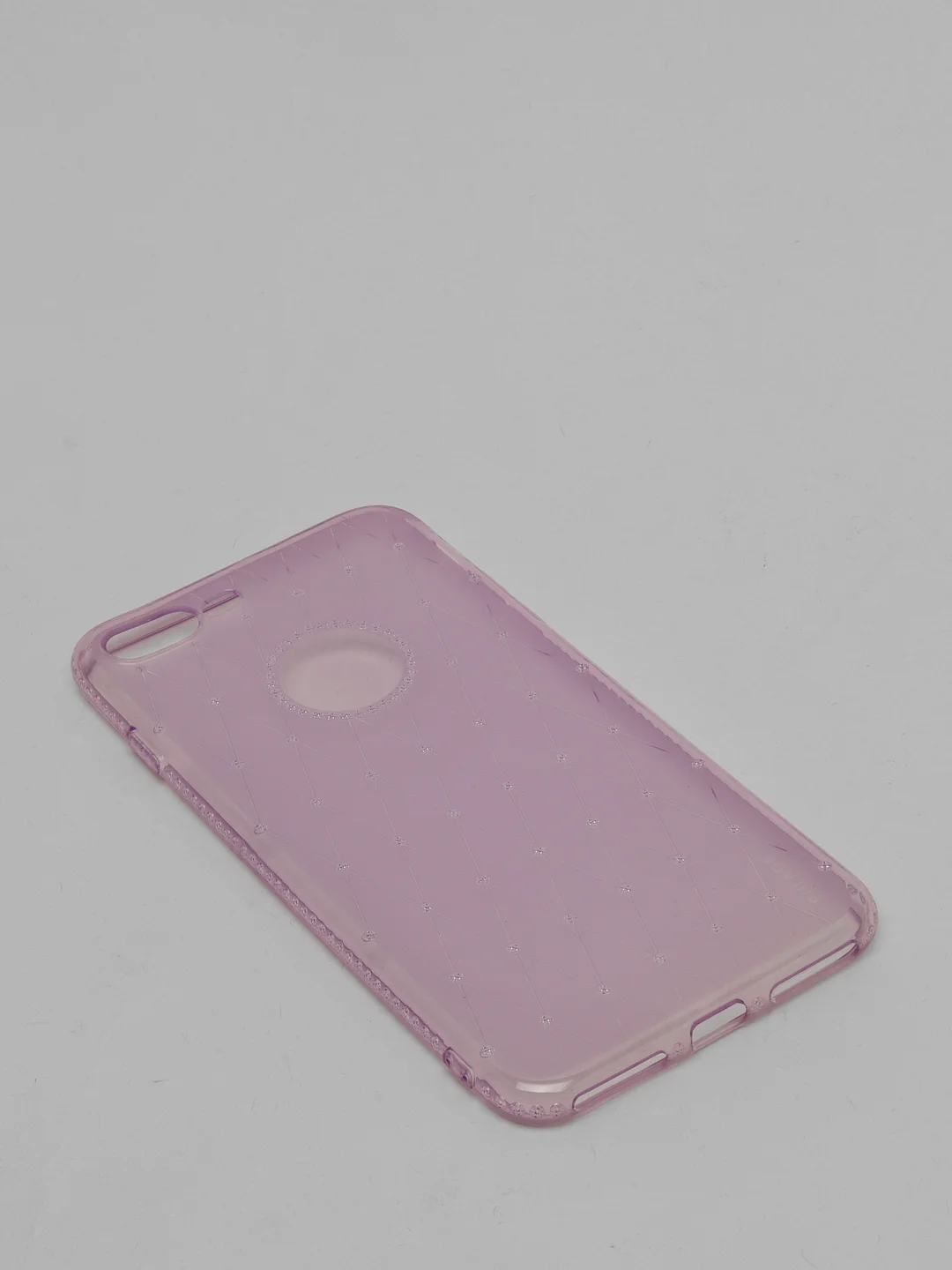 Пурпурный чехол для Apple iPhone 7 Plus / 8 Plus, прозрачный, силиконовый, со стразами