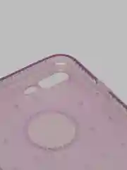 Пурпурный чехол для Apple iPhone 7 Plus / 8 Plus, прозрачный, силиконовый, со стразами
