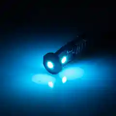 Голубой светодиодная лампа ElectroKot MiniMax T10 W5W canbus, 2 штуки, в габаритные огни
