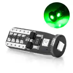 Зеленый светодиодная лампа ElectroKot MiniMax T10 W5W canbus, 2 штуки, в габаритные огни