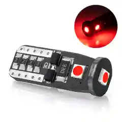 Красный светодиодная лампа ElectroKot MiniMax T10 W5W canbus, 2 штуки, в габаритные огни