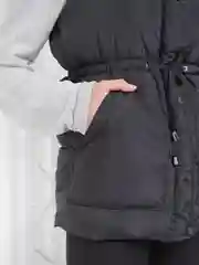 Лавандовый жилет женский утепленный