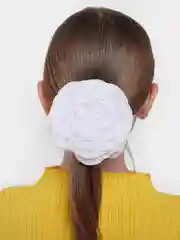 Бант белый для волос