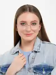 Розовый имиджевые ретро-очки