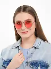 Розовый солнцезащитные очки