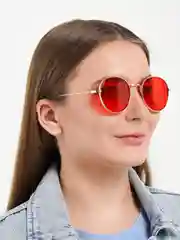 Красный солнцезащитные очки с защитой от УФО