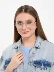 Серебряный имиджевые ретро-очки