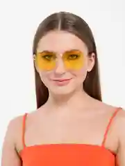 Желтый солнцезащитные женские очки