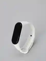 Белый силиконовый ремешок Xiaomi Mi Band 5, 6