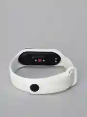 Белый силиконовый ремешок Xiaomi Mi Band 5, 6