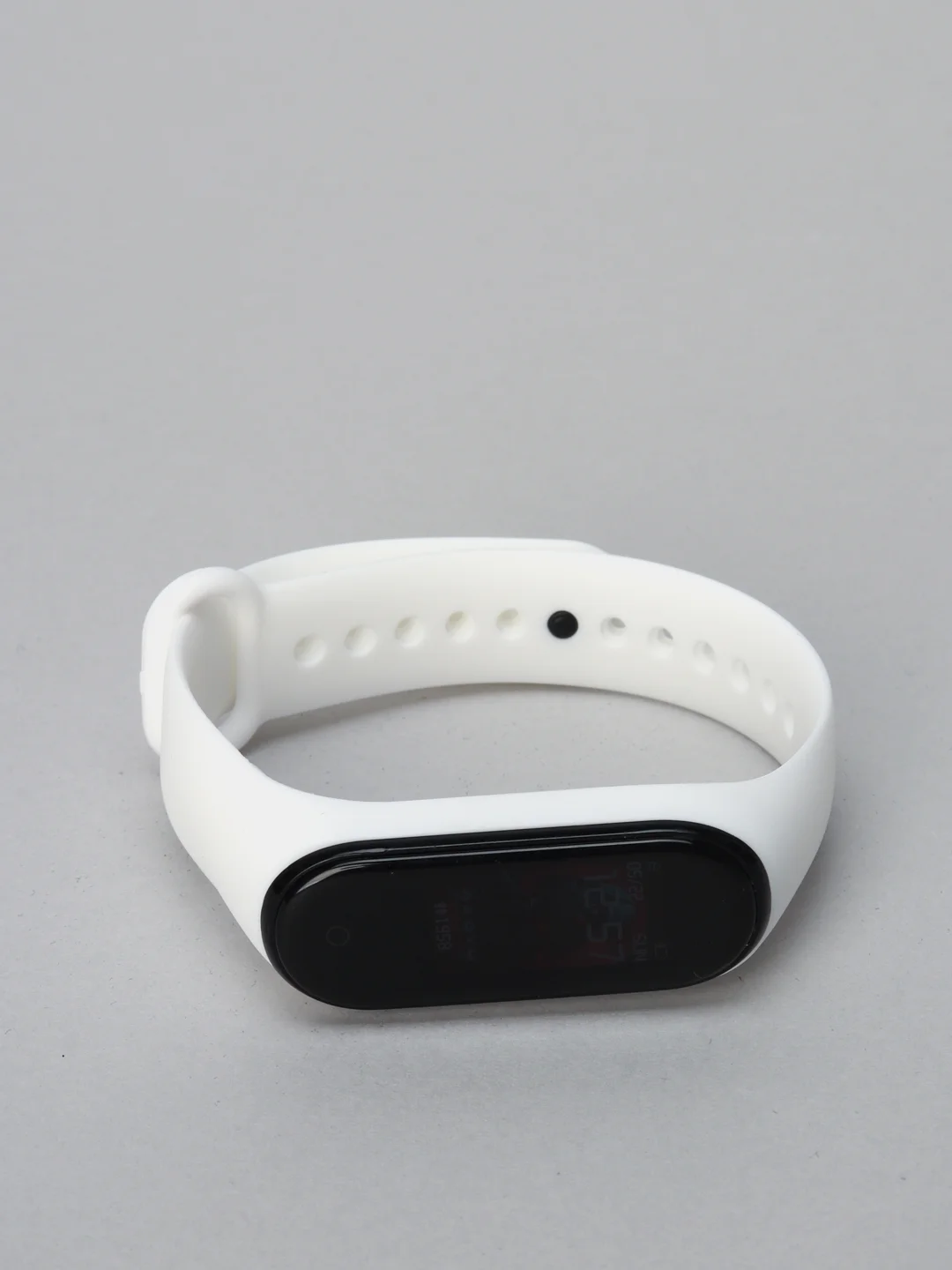 Белый силиконовый ремешок Xiaomi Mi Band 5, 6