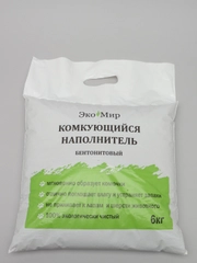 Наполнитель для кошачьего туалета ЭкоМир, комкующийся, 6 кг бентонит наполнитель для кошек