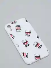 Бежевый чехол "Nutella"для iPhone, на айфон  7/8 Pro 11 12 Pro XR