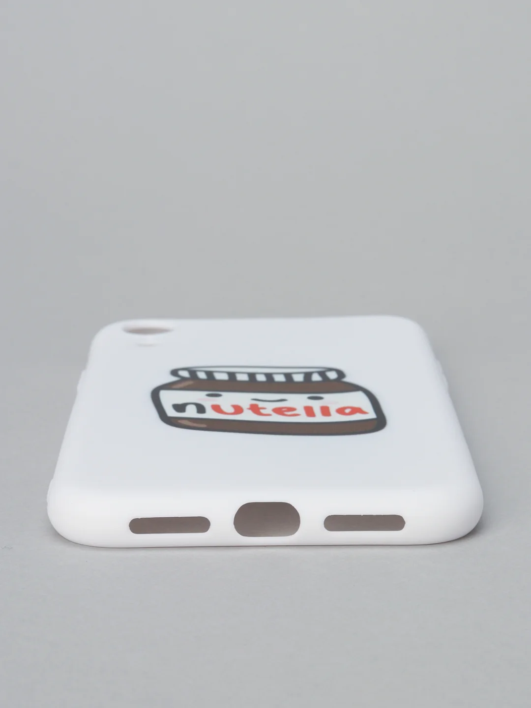Белый чехол "Nutella"для iPhone, на айфон 7/8 Pro 11 12 Pro XR