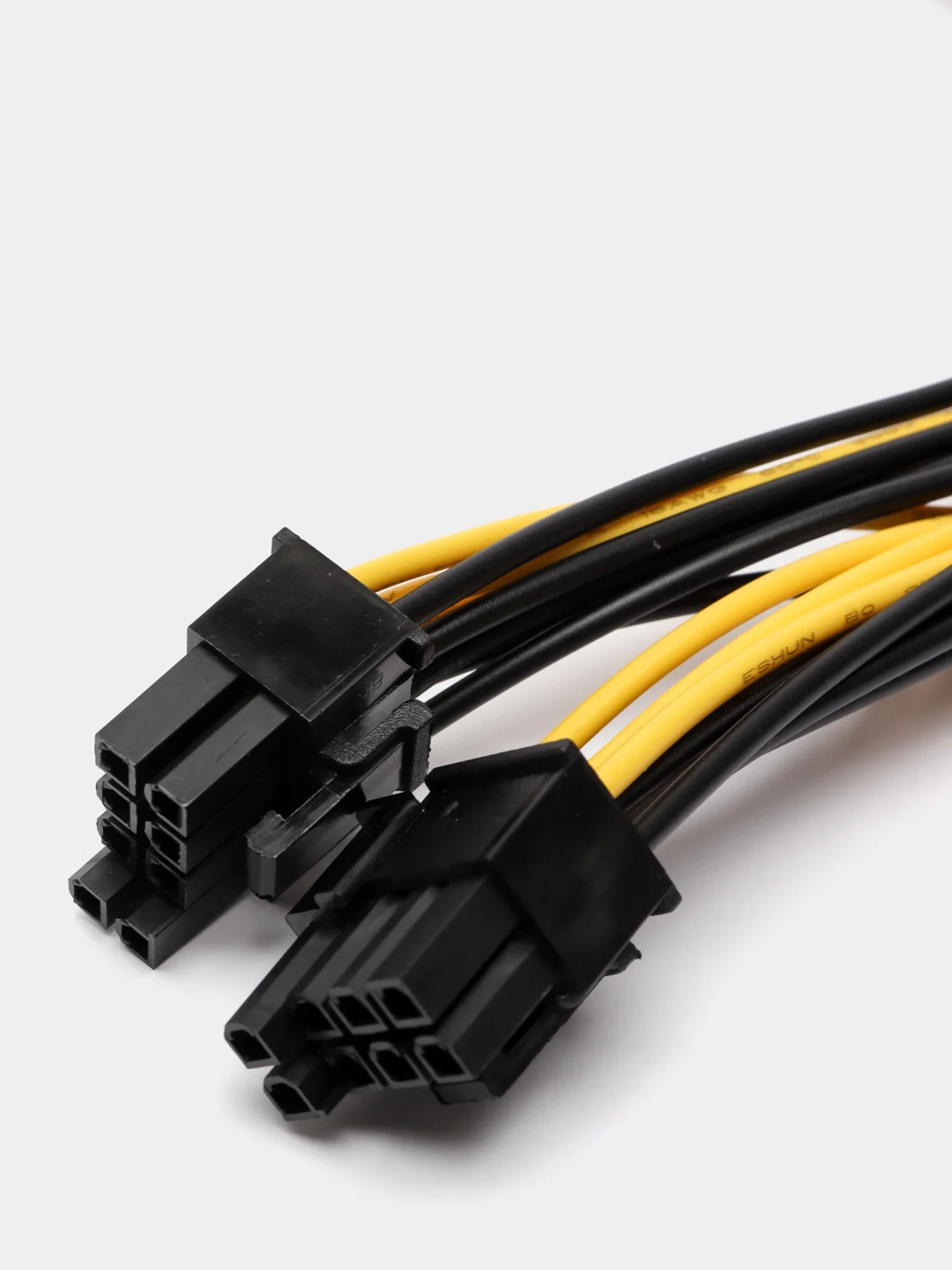 Переходник питания для видеокарт 8 PIN на 2 x 8 PIN, 2 + 6 PIN