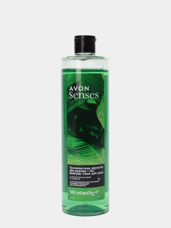 Шампунь-гель для душа для мужчин AVON "Тропические джунгли"