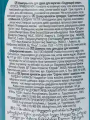 Шампунь-гель для душа для мужчин AVON "Бодрящий океан"