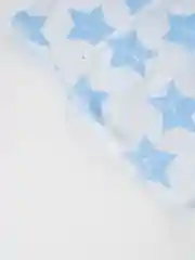 Голубой распашонка кулирка