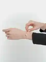 Золотой браслет классика с Жемчужиной