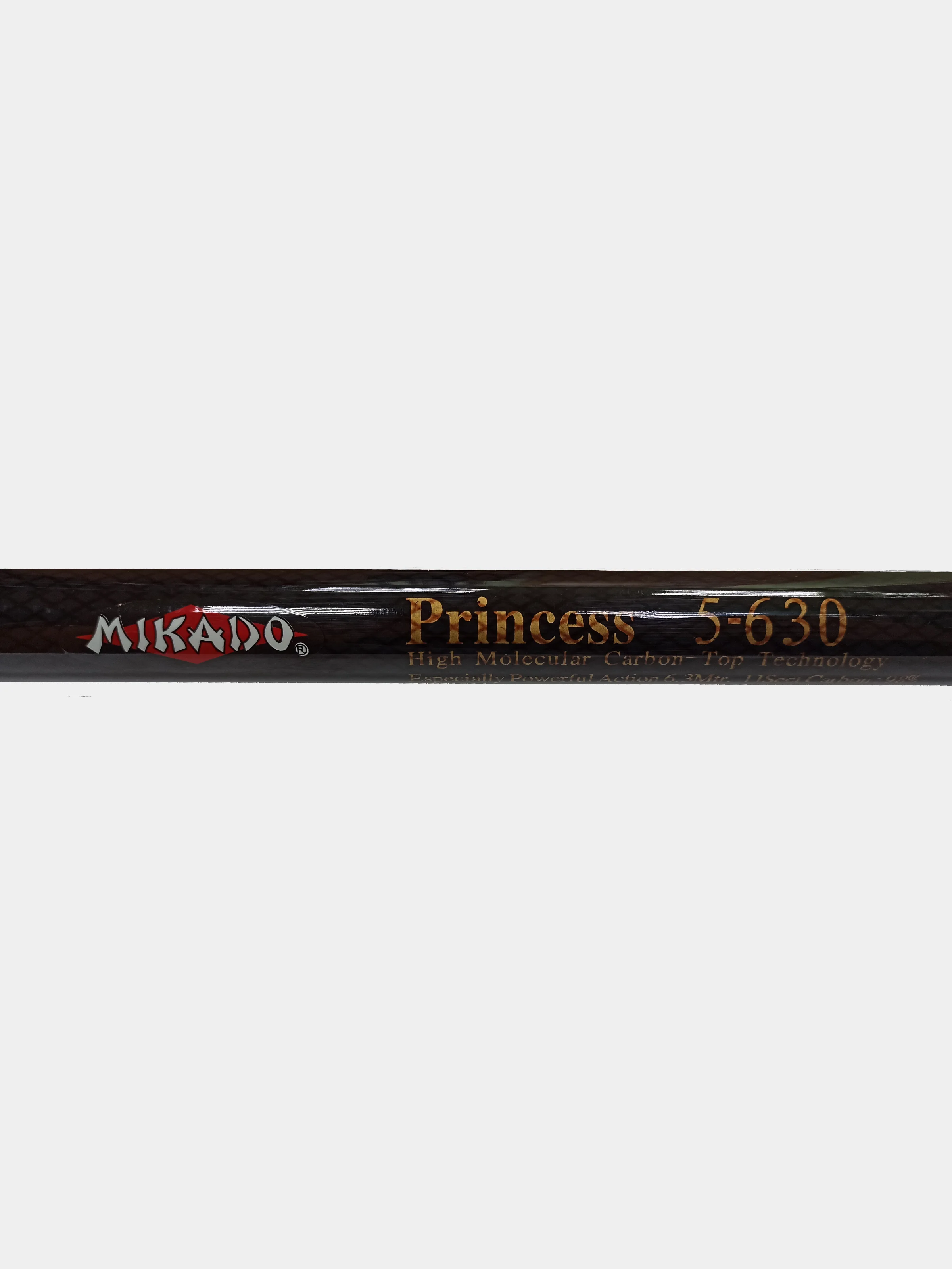 Черный удочка маховая без колец, укороченная, Mikado